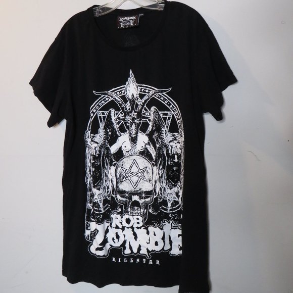 {Donation Sale} Rob Zombie x Killstar, Baphomet Limited Edition Tee 2XL - Picture 1 of 13